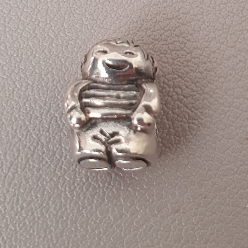 Retired Pandora Sterling Boy Charm